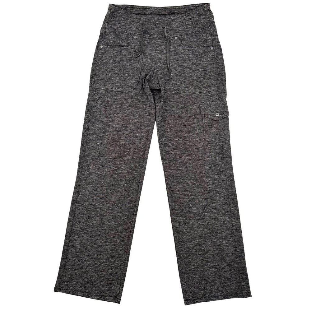 Kühl Womens Gray Heathered Drawstring Cargo Knit Pull On Pants Size 2